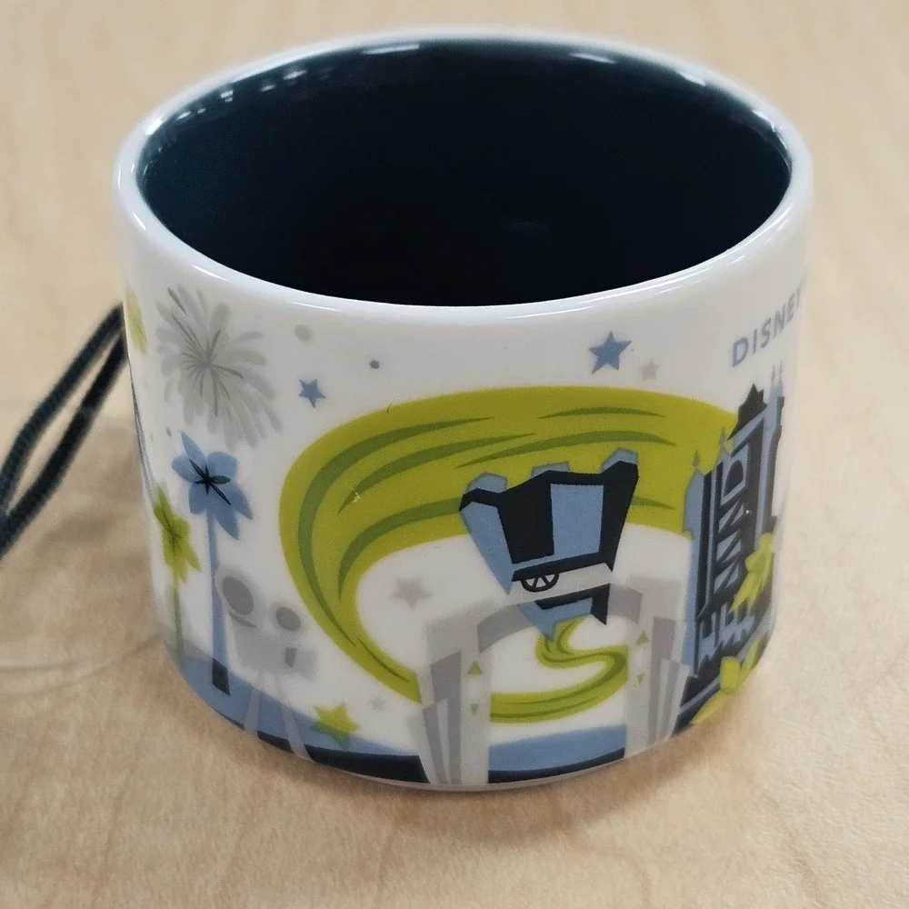 Starbucks Disney Parks You Are Here Hollywood Studios 2 oz Mini Mug Ornament